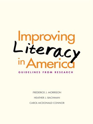 cover image of Improving Literacy in America